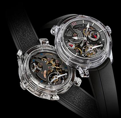 Greubel Forsey Double Tourbillon 30 Technique Sapphire Replica Watch